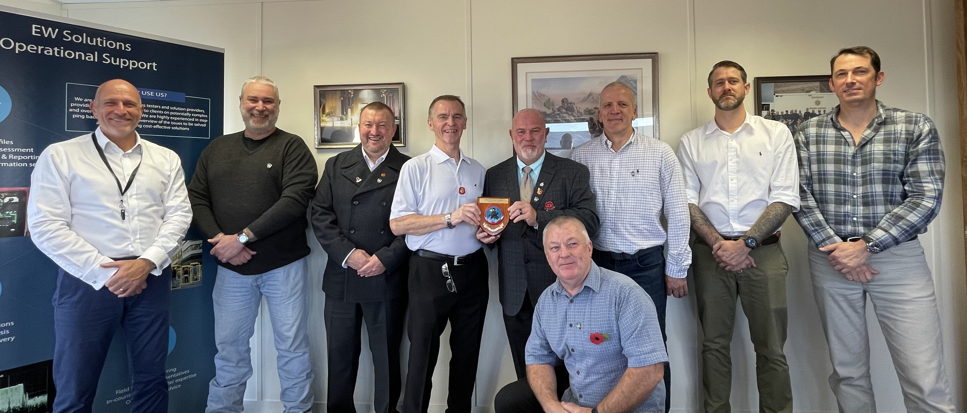 UK Operational Award given to EWS by Association of Old Crows ADS Advance
